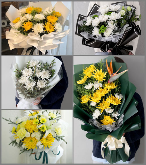 湖北孝感市安陆市雷公镇赵垱村白事花束代送
